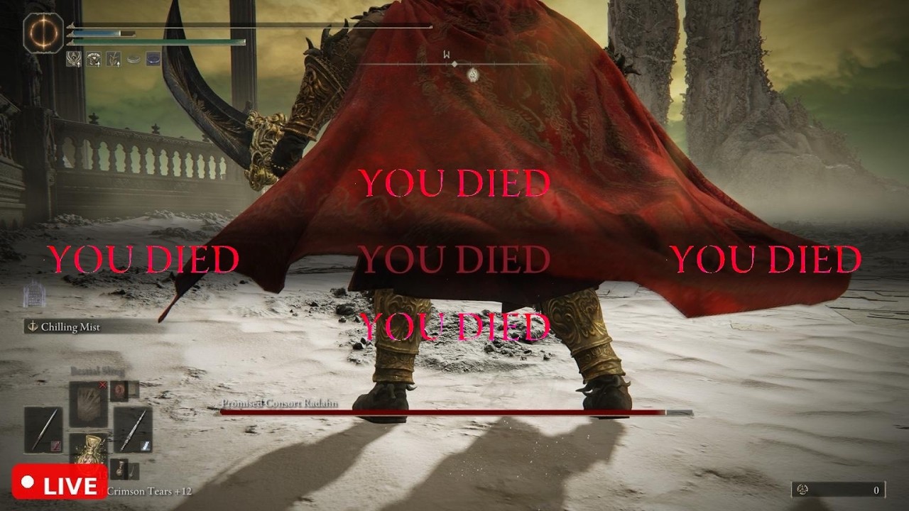 🔴LIVE | Elden Ring + DLC ⚔️ — 1st Playthrough… RL150 CAP | Can I Beat Consort Radahn?