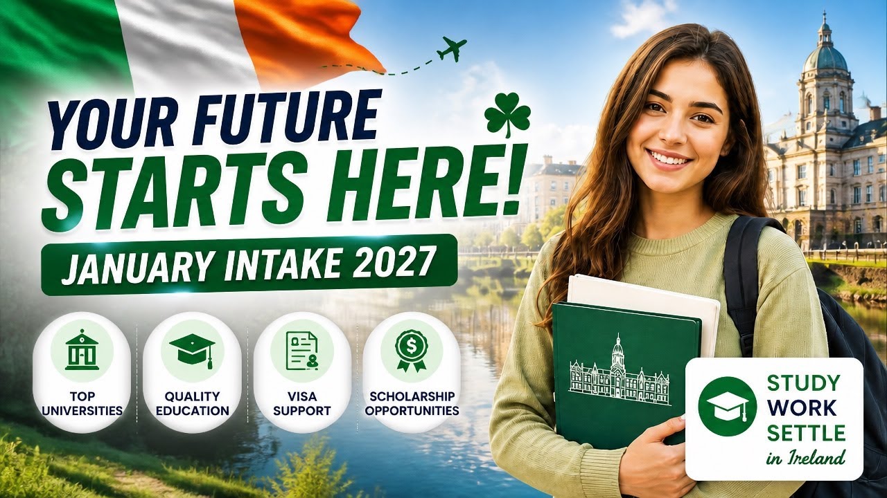 Учеба в Ирландии 2027 🇮🇪 | Набор на январь открыт | Лучшие университеты, виза и стипендии