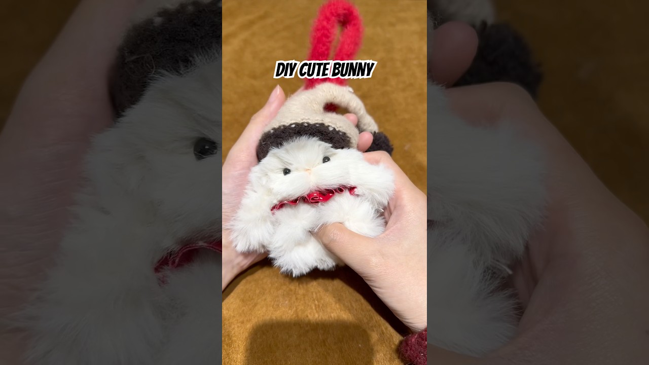 DIY Cute Bunny🐰｜Easy Pipe Cleaner Craft