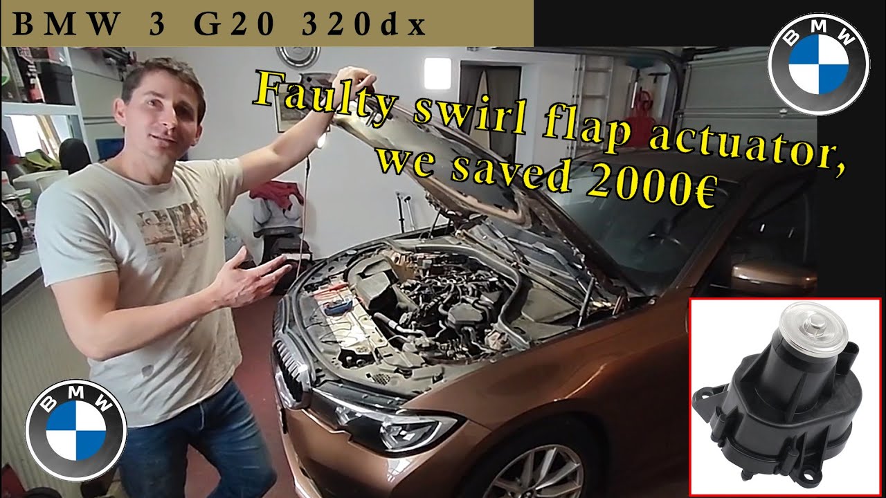 BMW G20 320dx — мы отремонтировали за €40! Замена привода вихревой заслонки — требуется дилер BMW...
