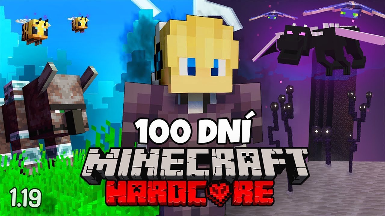Přežil jsem 100 dní v Minecraft Hardcore... a tohle se stalo