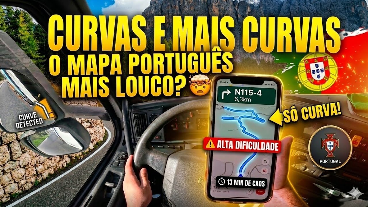 SUBINDO UMA SERRA EM PORTUGAL 😰😰 || MOTORISTA AOS 21 ANOS
