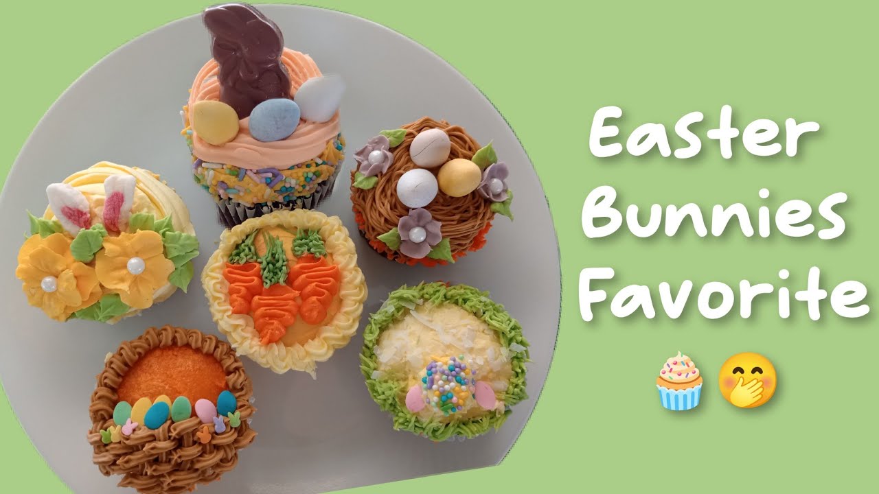 Easter cupcake ideas | Dollar Tree tier Tray🐰🐣🧁
