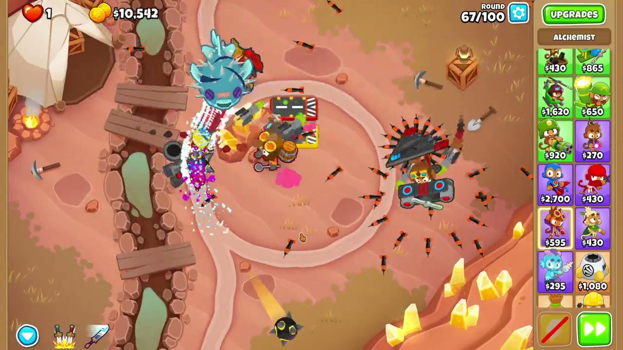 BTD6 Easy C.H.I.M.P.S Guide For Three Mines 'Round