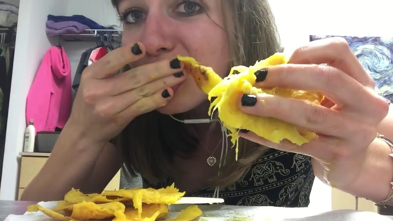 MUKBANG | Tropical Fruits (Mango, Pineapple, Watermelon and Vinegar Chips)