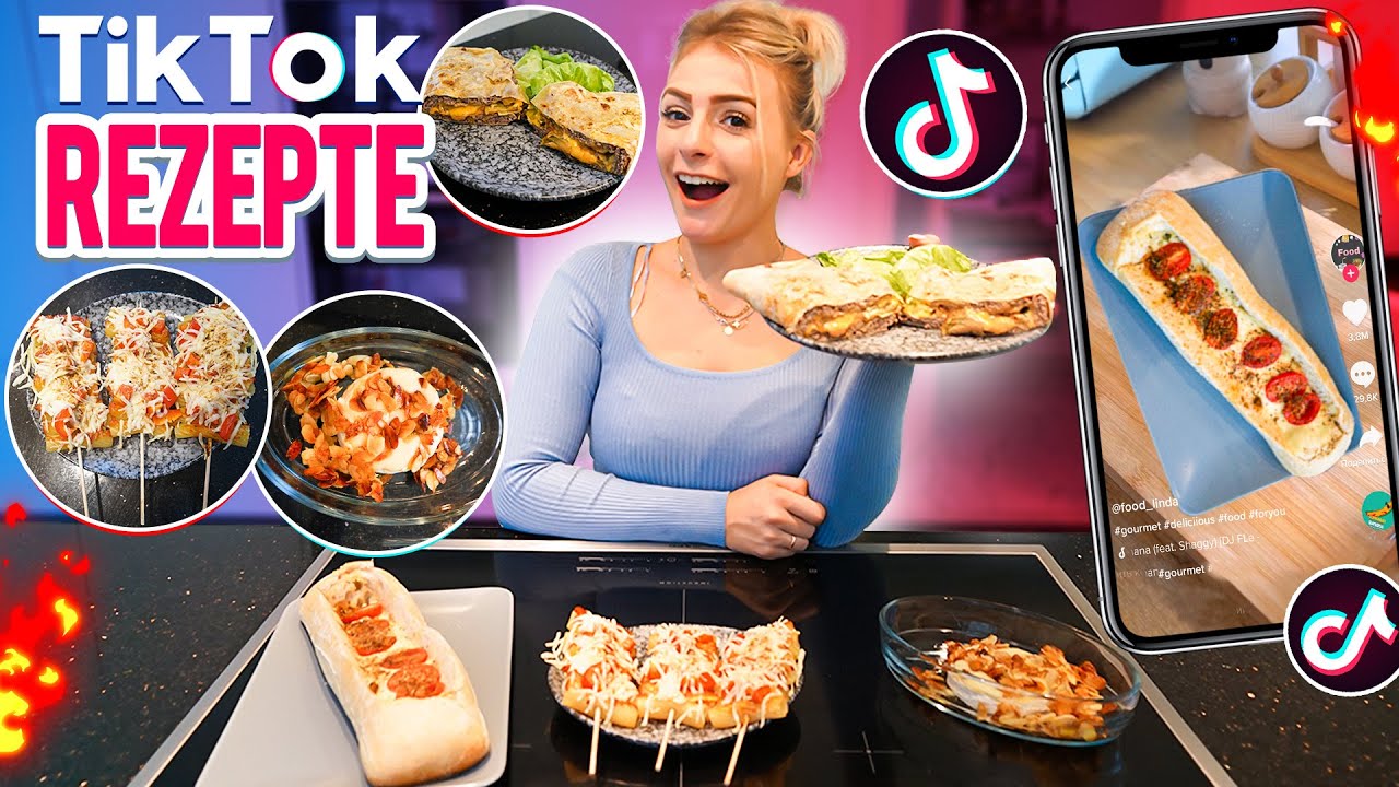 Ich teste 4 VIRALE TikTok Rezepte 😱😍