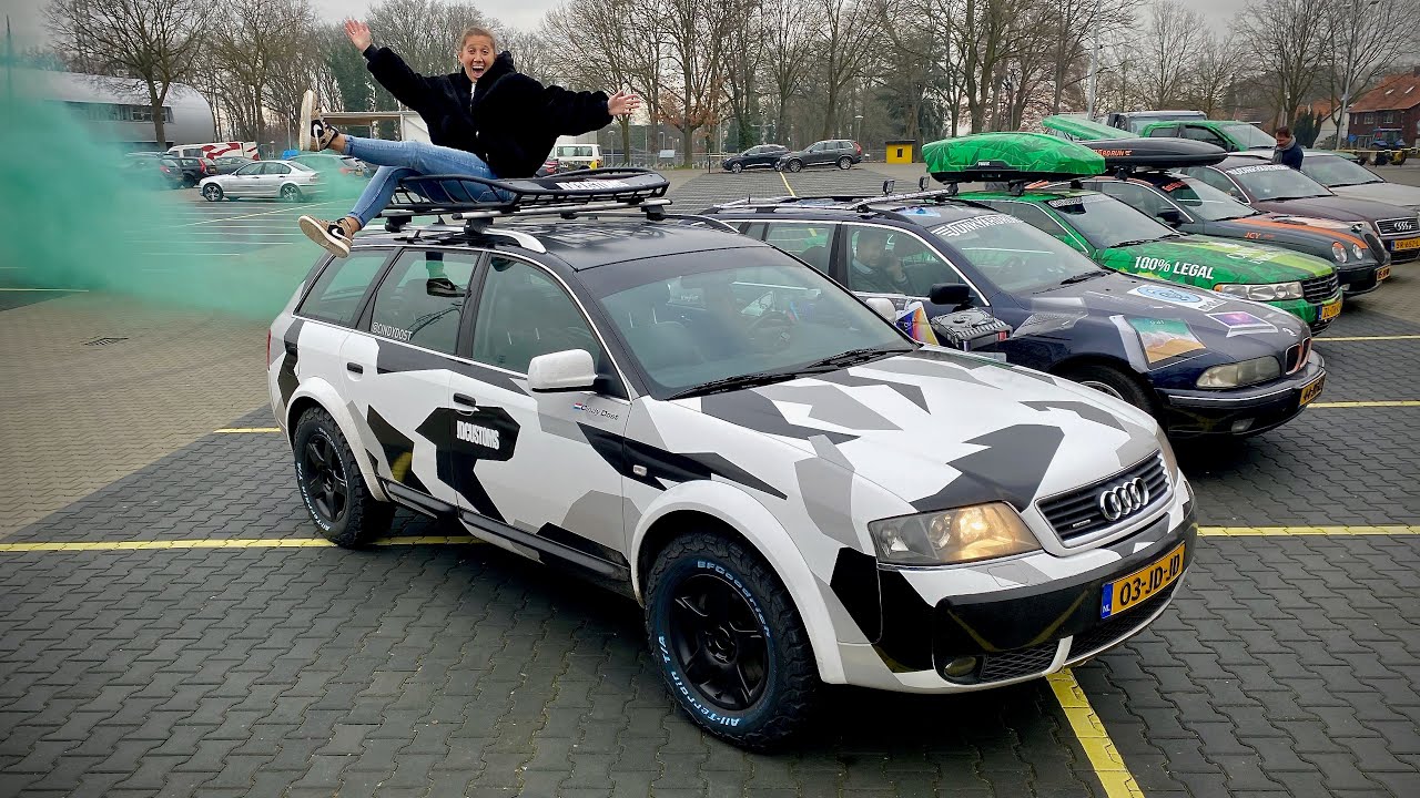 Straatracen met een oude Audi Diesel? *Junkyard Run 2020*