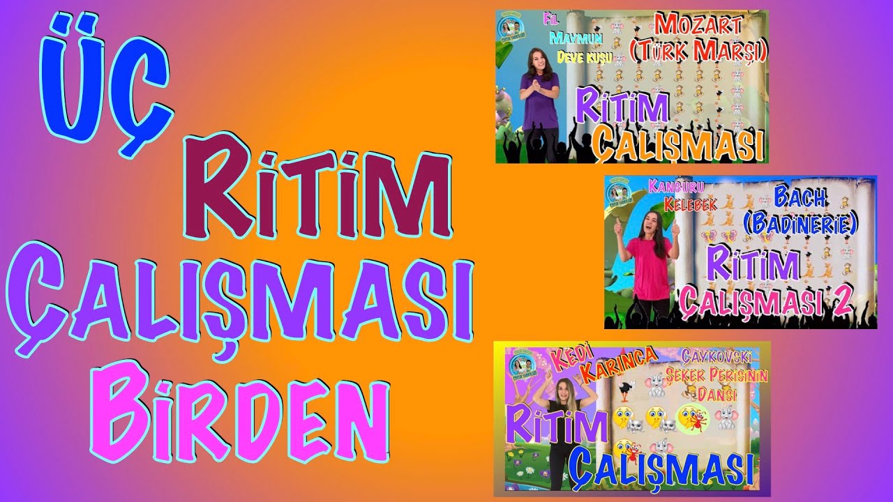 Üç Ritim Çalışması Birden  (Türk Marşı - Badinerie - Şeker Perisinin Dansı)