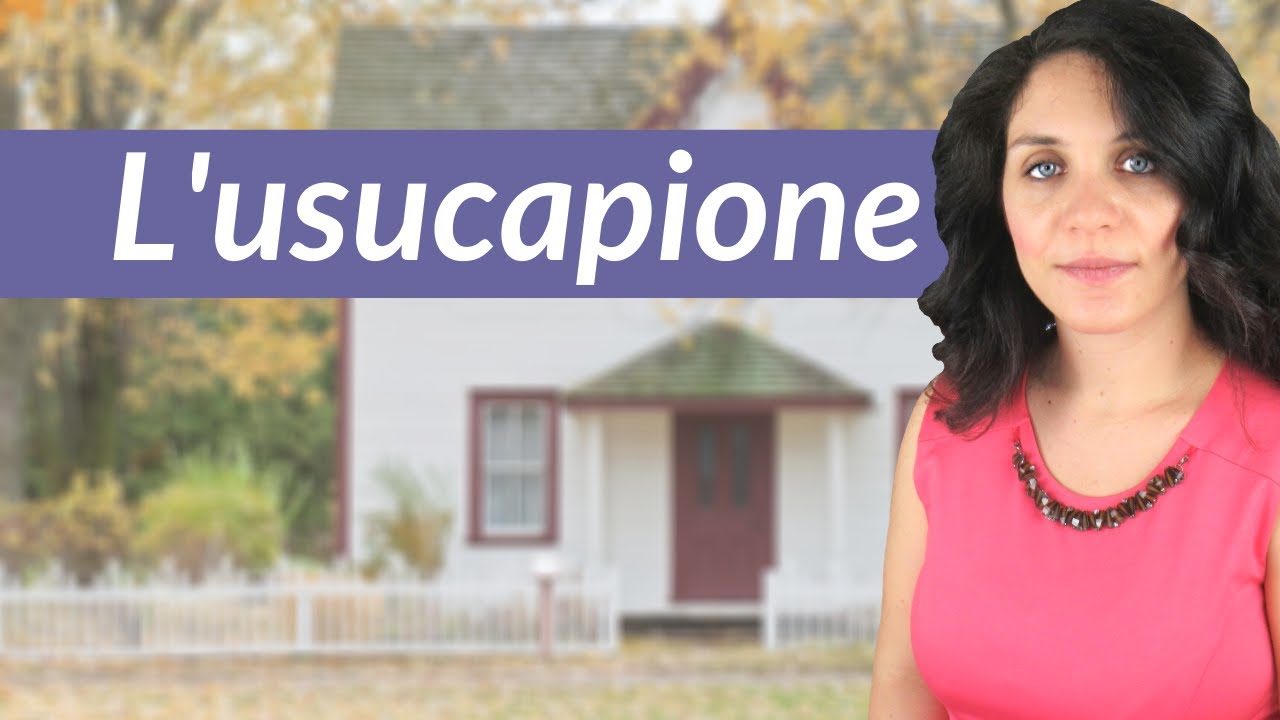 L'usucapione