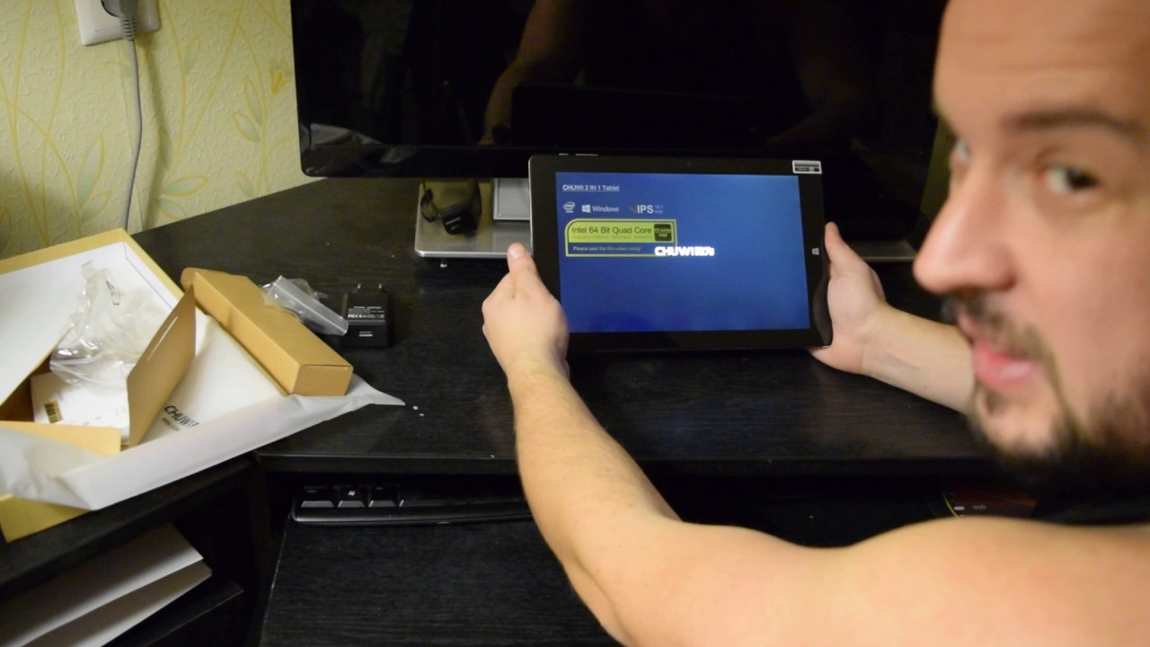Планшет Сhuwi Hibook pro распаковка и первое впечатление