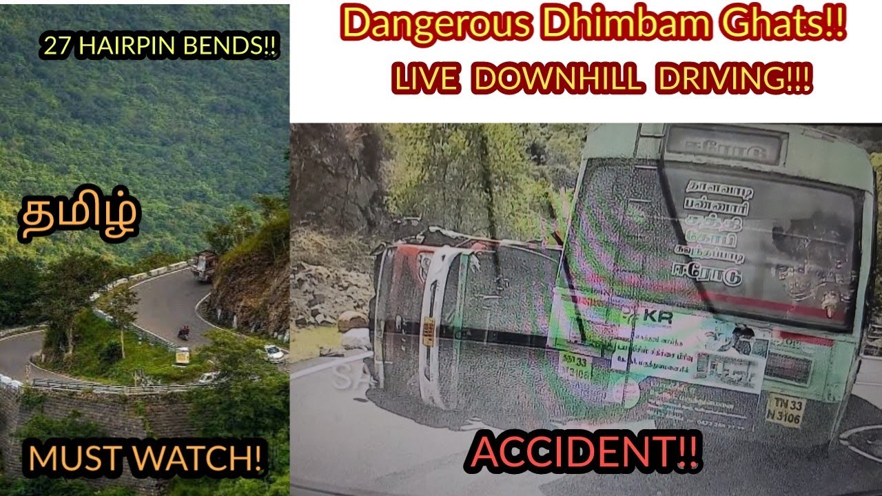 Dhimbam Ghats Downhill Driving | All 27 hairpin bends | Complete downhill concepts explained | Tamil