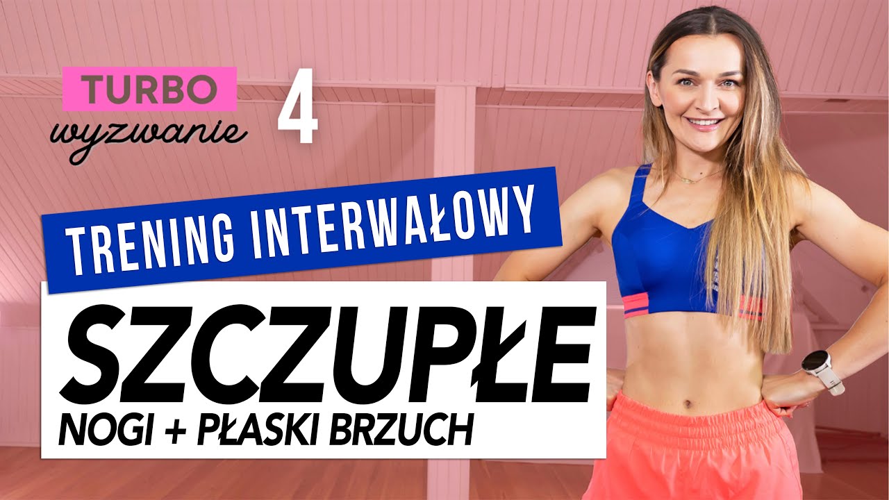 TURBO WYZWANIE 4: Odchudzający INTERWAŁ + nogi i brzuch 🔥 Monika Kołakowska