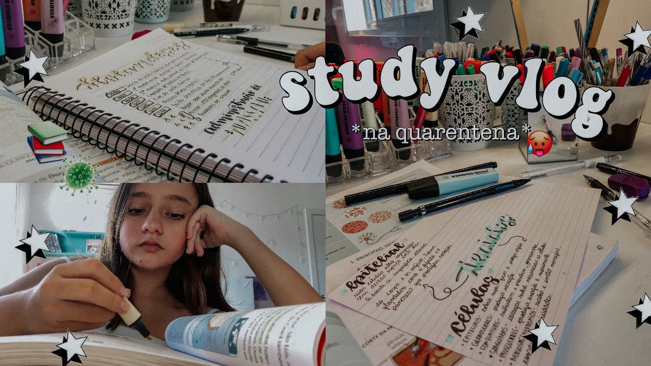 study vlog na quarentena 📚🦠 |#1