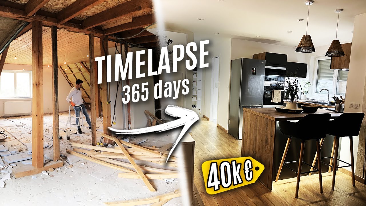 MON NOUVEL APPARTEMENT &bull; TIMELAPSE 365 JOURS DE R&Eacute;NOVATION !