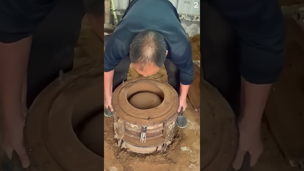 Proses pencetakan logam cair dengan alat yang unik #shorts