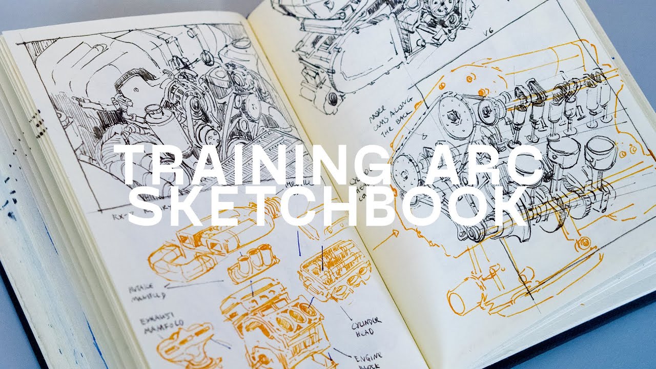 Экскурсия по альбому Sketchbook — The Training Arc Sketchbook