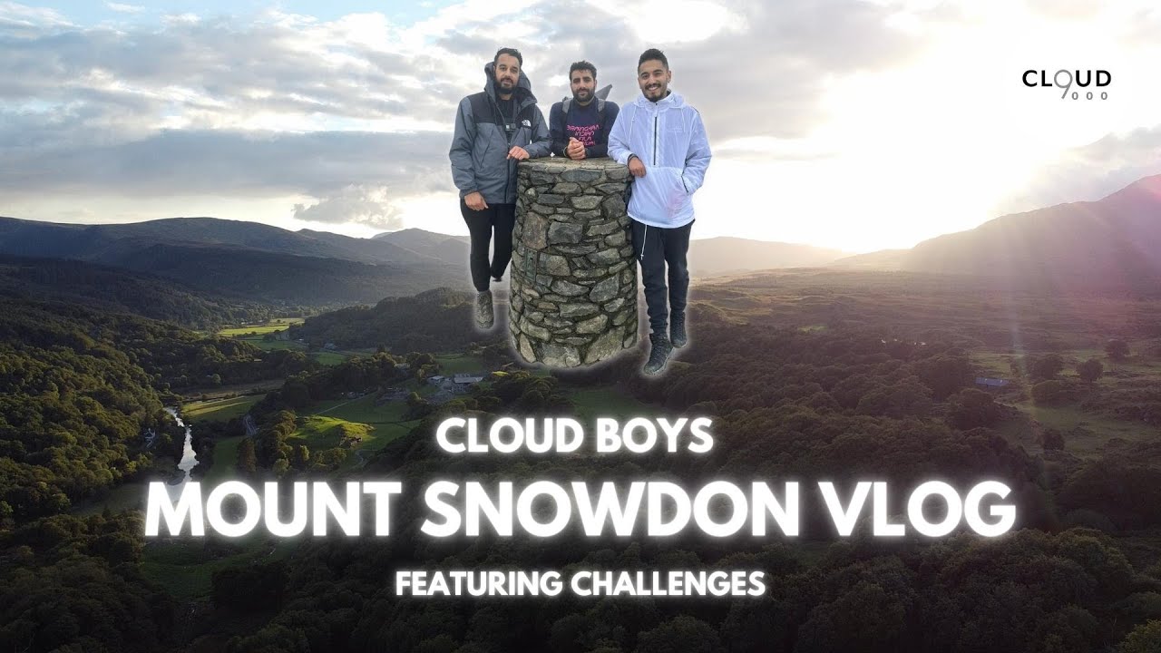 Cloud Boys climb Mount Snowdon - Wales weekend vlog featuring challenges
