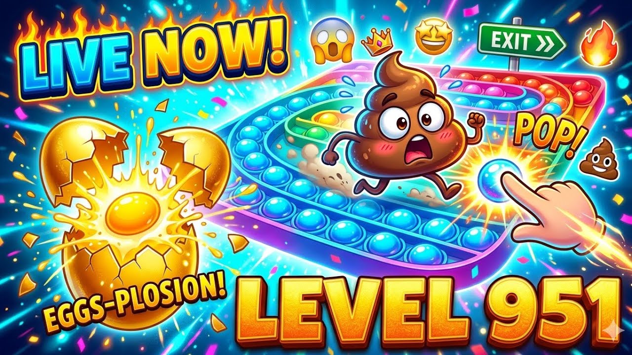 💩💥Can We Reach Level 1000?😭🚀 Pop It Run 3D LIVE!