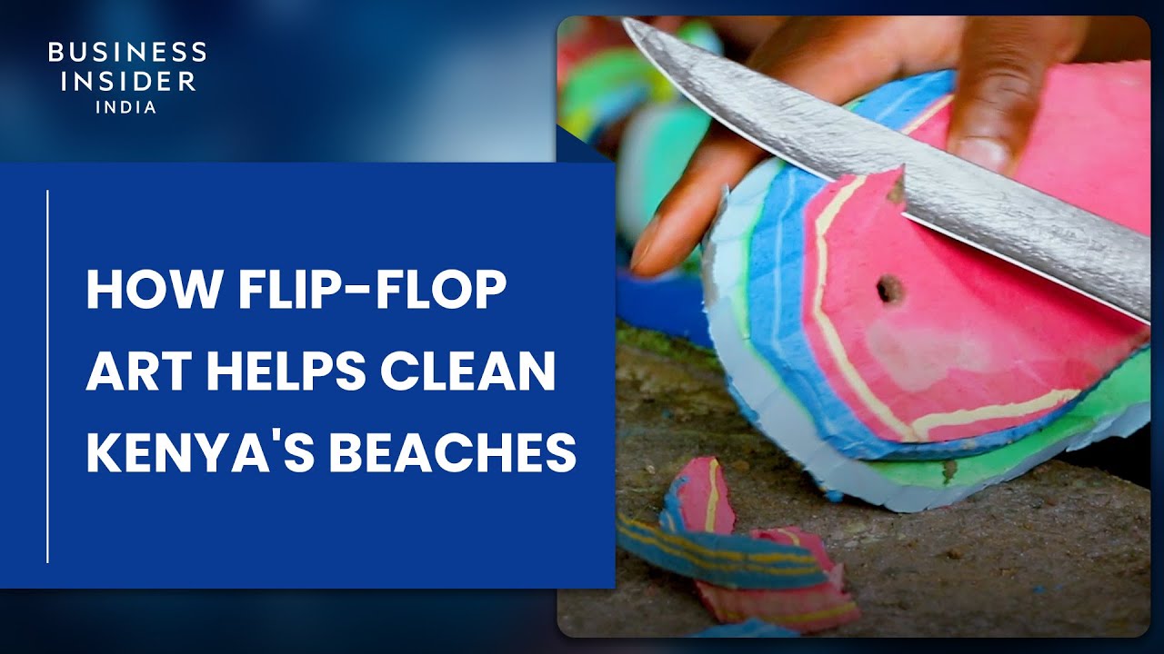 How Flip-Flop Art Helps Clean Kenya's Beaches | World Wide Waste
