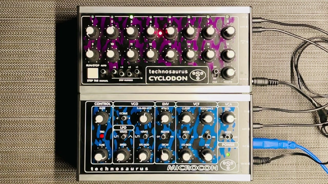 3/11/26 (yinzhang) Technosaurus Cyclodon & Microcon + Peavey DDL-3 + Mackie Mix12FX