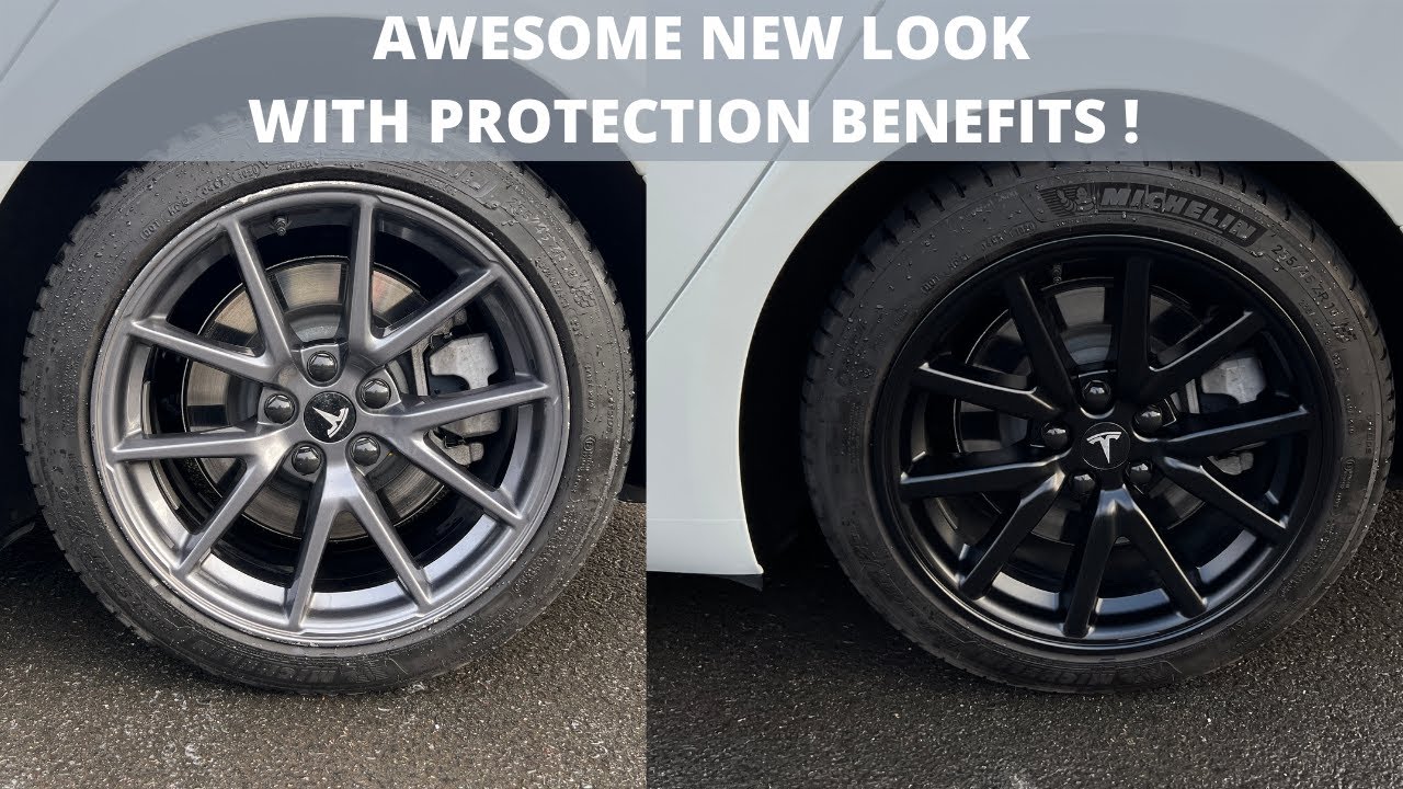 AWESOME Tesla Model 3 Curb Rash DIY Hack With Alloy Wheel Protection From Mayde