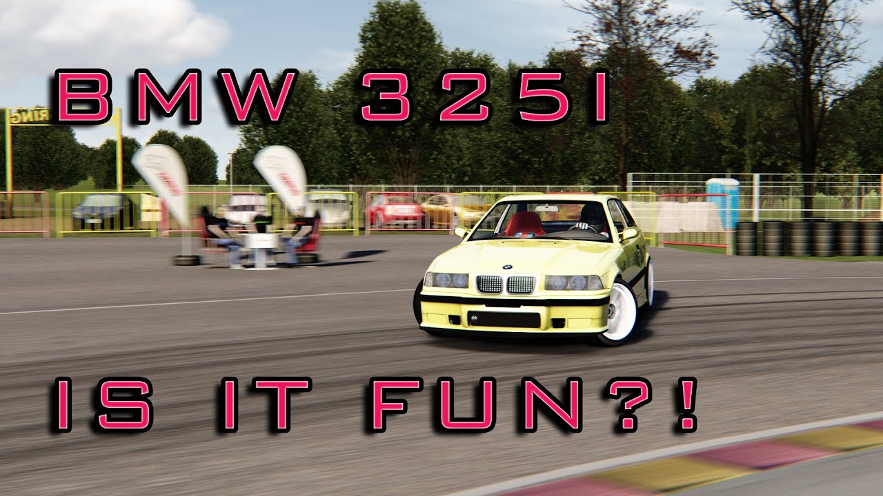 BMW 325i test at Kakucsring | VR | Simucube 2 drift