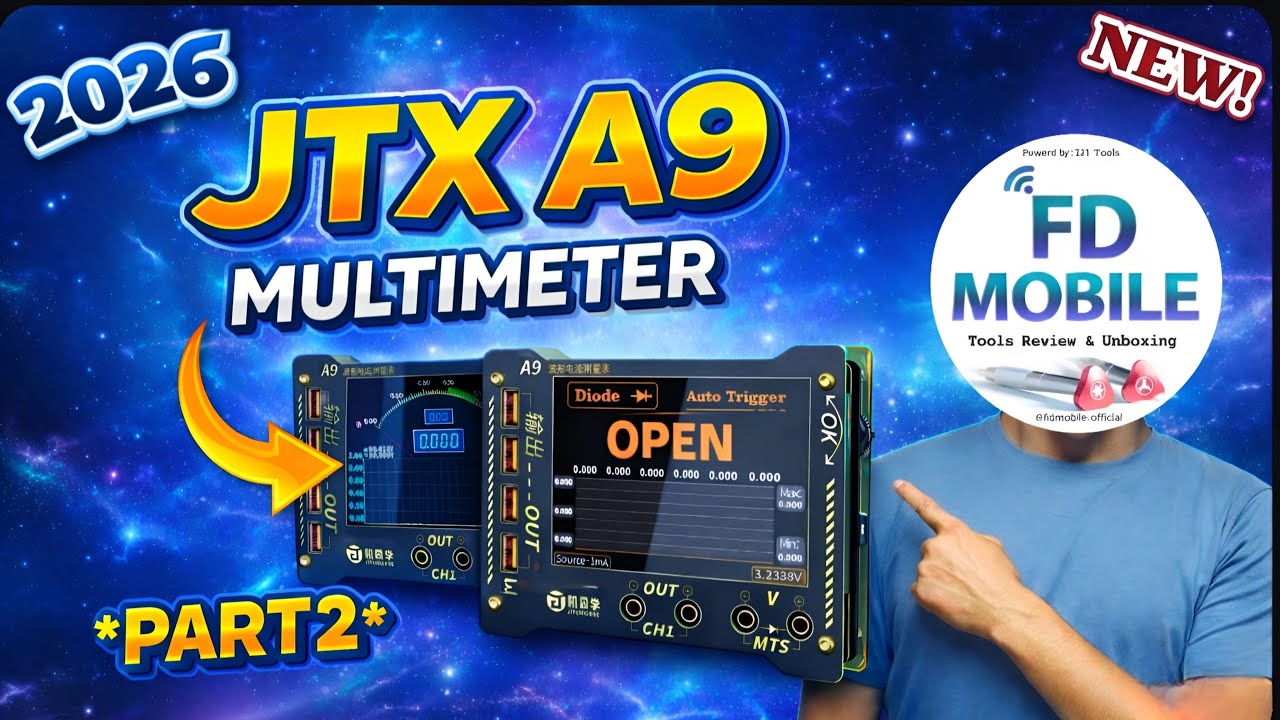 JTX A9 Waveform Multi-Function Measurement Meter | Full Review, Features & Demo PART 2
