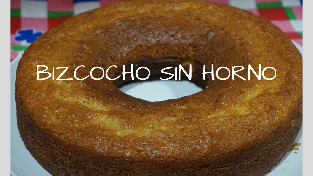 BIZCOCHO SIN HORNO- BIZCOCHO CON CAZUELA-HORNO // Marietamom