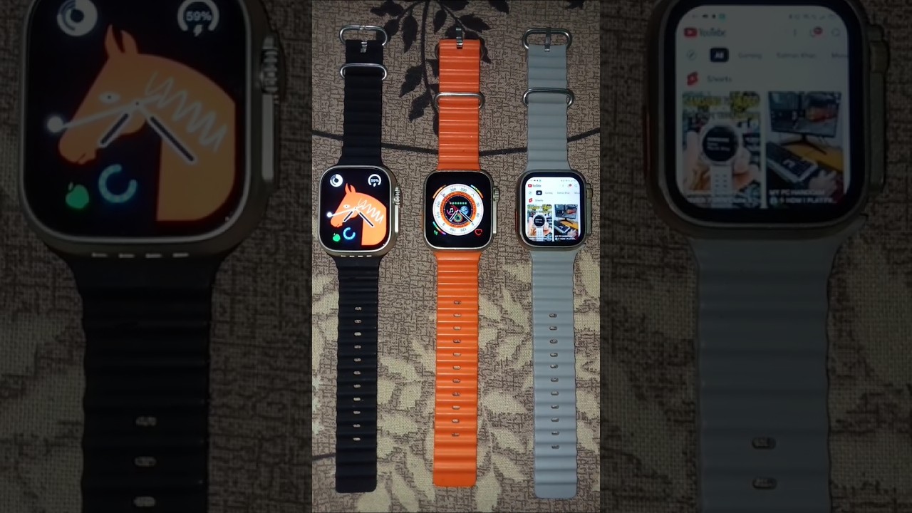 S8 + T800 + T900 Ultra smart watch ⏱️ competitive quality of price 😮 #appleproducts