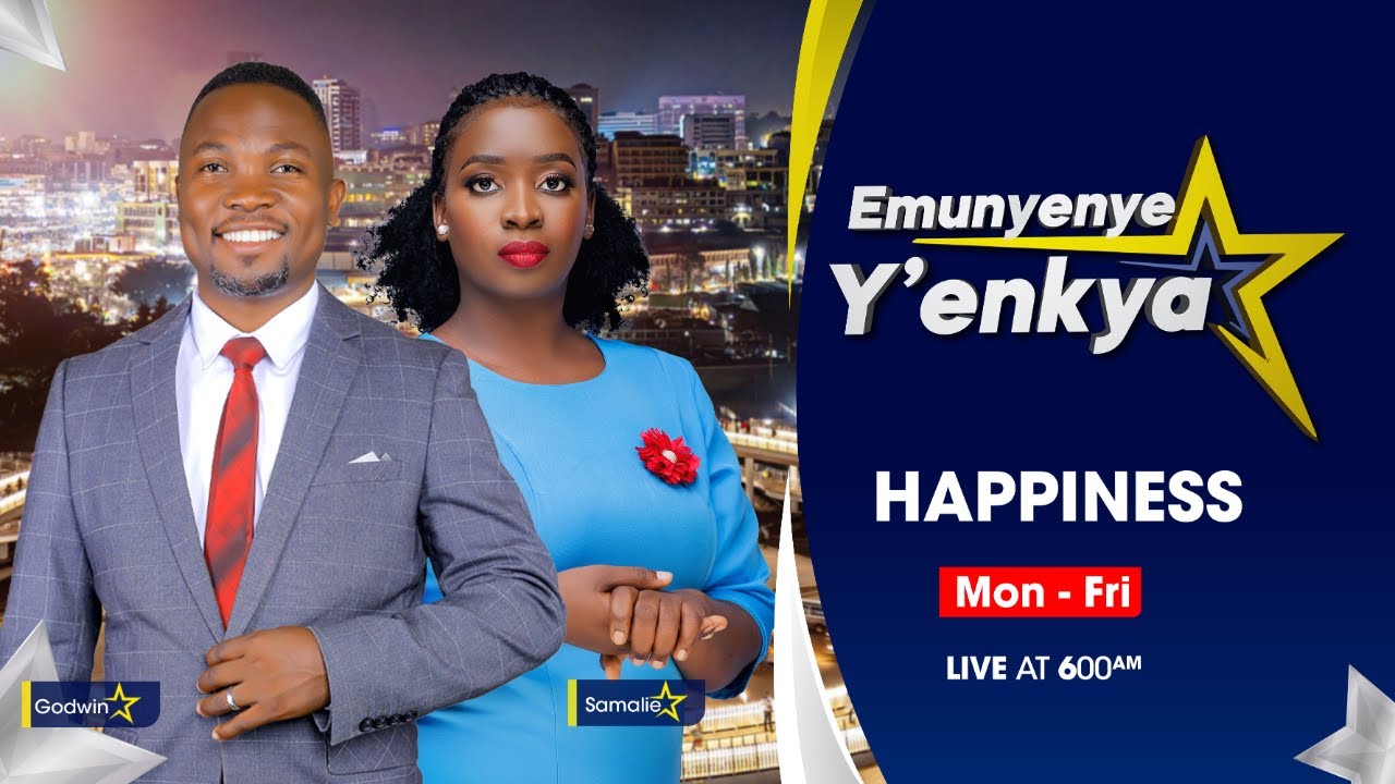 🔴EMUNYENYE Y'ENKYA WITH GODWIN AND SAMALIE || HAPPINESS || 24.12.2025