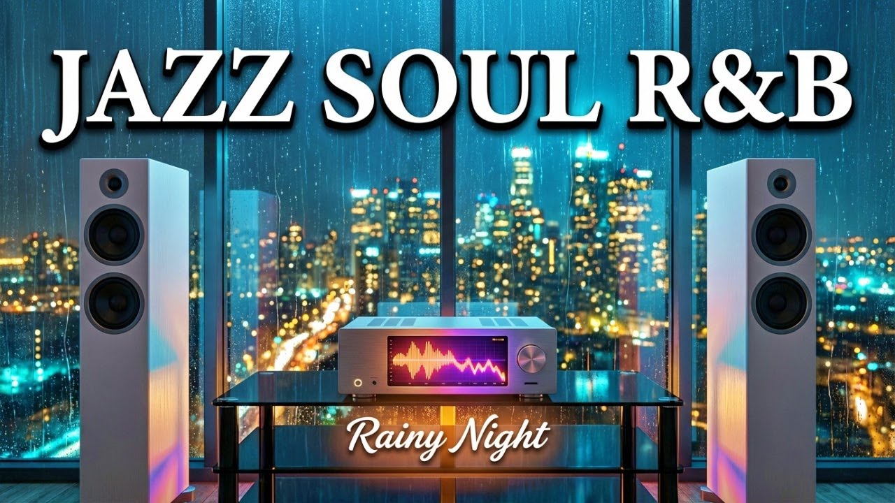 Smooth Jazz & Soulful R&B – White Luxury Melodies for Deep Focus & Rainy Night
