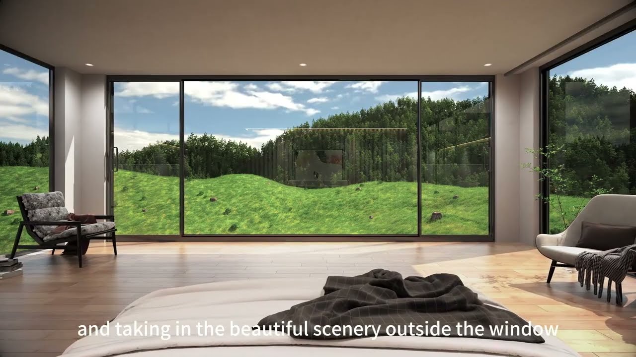 OPUOMEN TTF Panoramic Sliding Glass Window