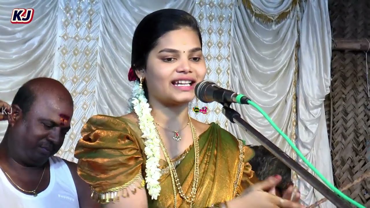 ராமாயண கதை 💥இளம் புயல் மாதவி அசத்தலான வில்லுப்பாட்டு || MADHAVI VILLUPATTU #kalajith #villupattu