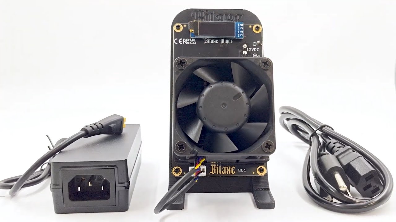 Bitaxe 801 2.4Th/s ASIC SOLO Miner for BTC and BCH Mining