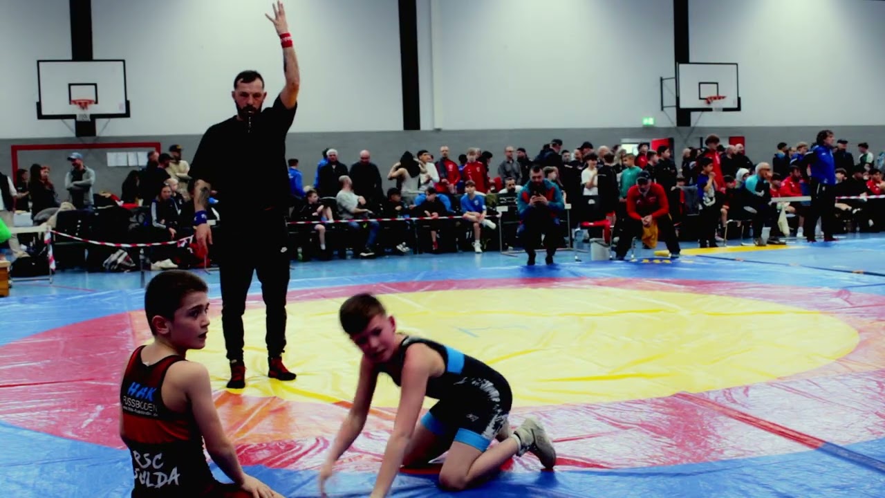 U12 Fr. Magomed Madaschew RSC Fulda vs Oleksii Vykhrystiuk VFL Wolfhagen #wrestling #ringen #sports