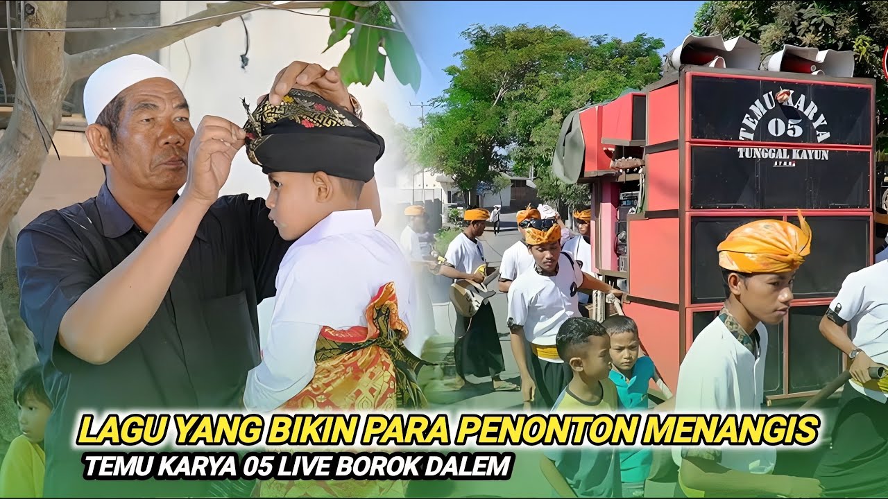 Para penonton bersedih mendengarkan lagu ini_Temu karya 05 Edisi merajean di borok dalem