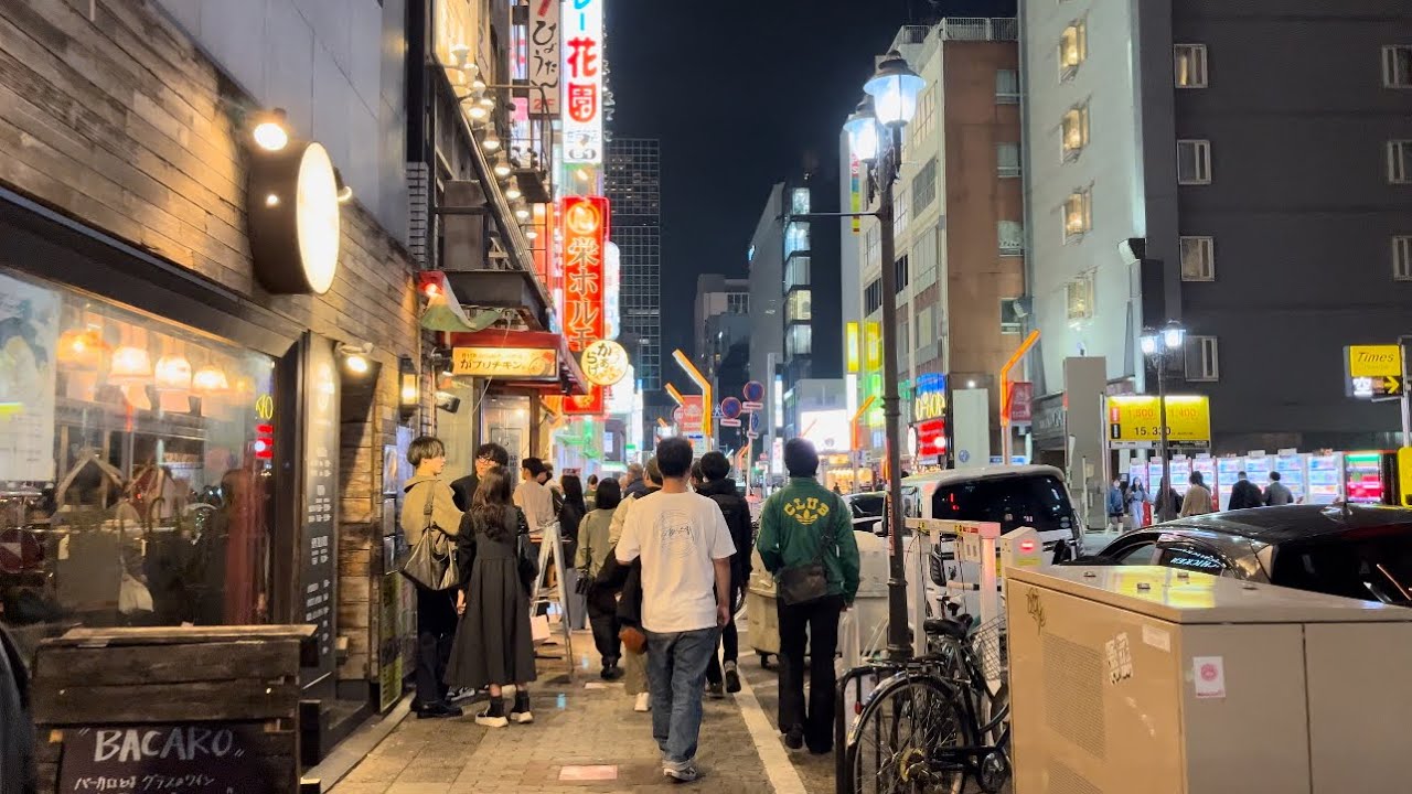 Nagoya, Japan Walking Tour 🇯🇵 Nishiki Sakae Evening Walk [4K]