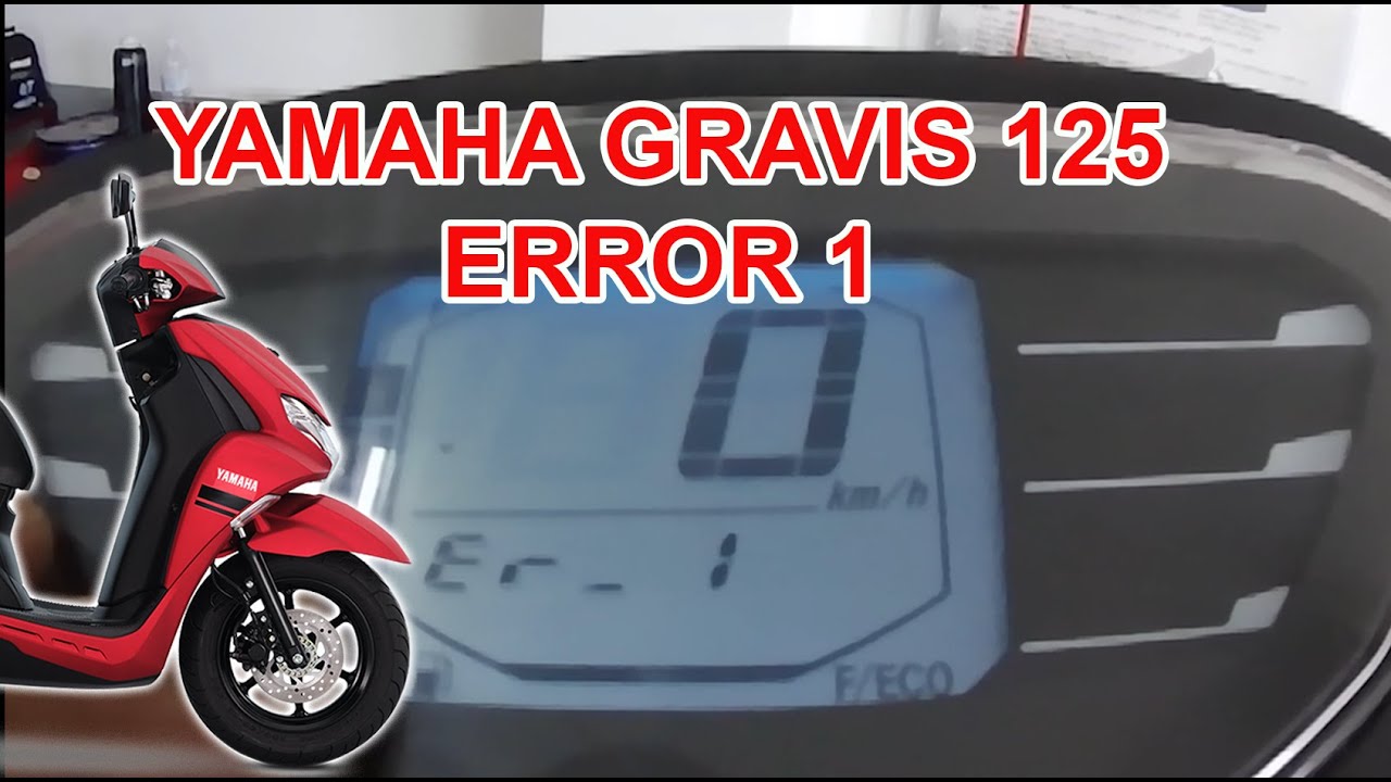 How to Fix Yamaha Gravis Error 1 | Bypass fix without changing ECU/SGCU
