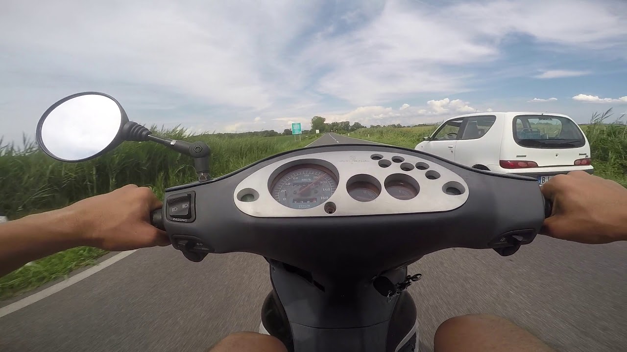 Gilera Runner 180 FXR 1999 compilation sorpassi overtaking and top speed