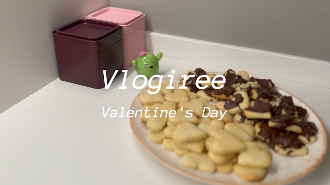 [Vlog silencioso] [activa subtítulos] San Valentín conmigo: Paseo por Barcelona y horneando amor. 🍪