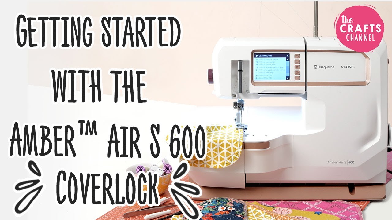 Простая оверлочная/обметочная/плоскошовная работа с Amber&trade; Air S 600 | AD