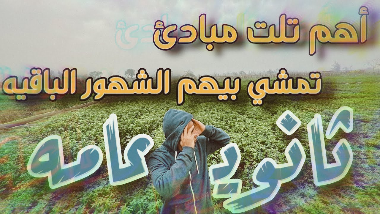 اهم تلت مبداء لازم تحطهم في بالك الفتره اللي جايه| ثانوية عامة ٢٠٢٦| ازاي تذاكر الفترة اللي جايه ؟!