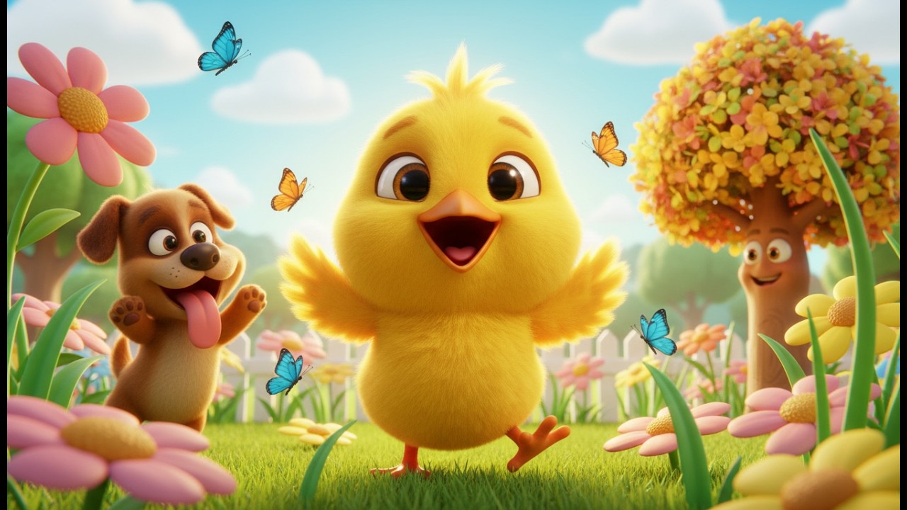 Suoni degli Animali Domestici | I Pulcini nel Giardino | I Colori della Foresta 🌳Canzoni per Bambini