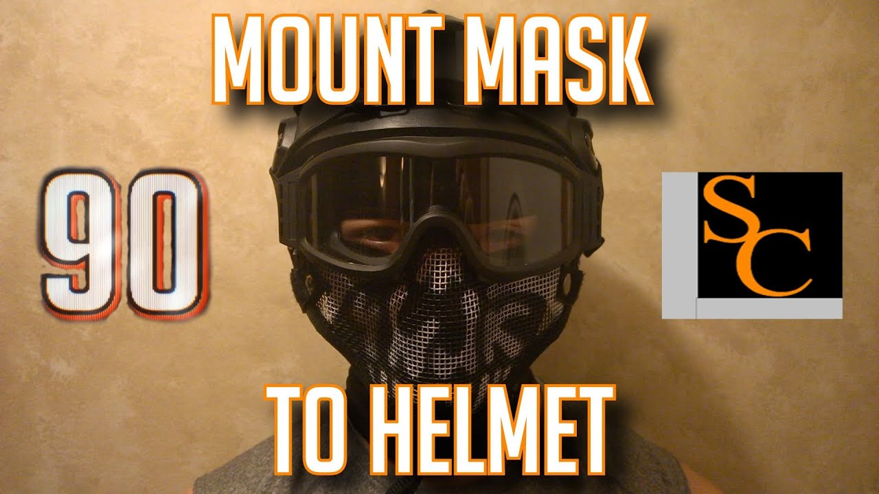 90SomethingAirsoft - Fast & Simple Mask to PJ Helmet Mod - Tutorial