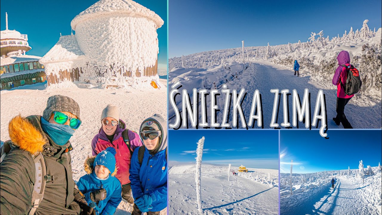 Bajkowa ŚNIEŻKA 1603mnpm-zimą czyli wjazd wyciągiem na Kopę przy przepięknej zimowej aurze #śnieżka