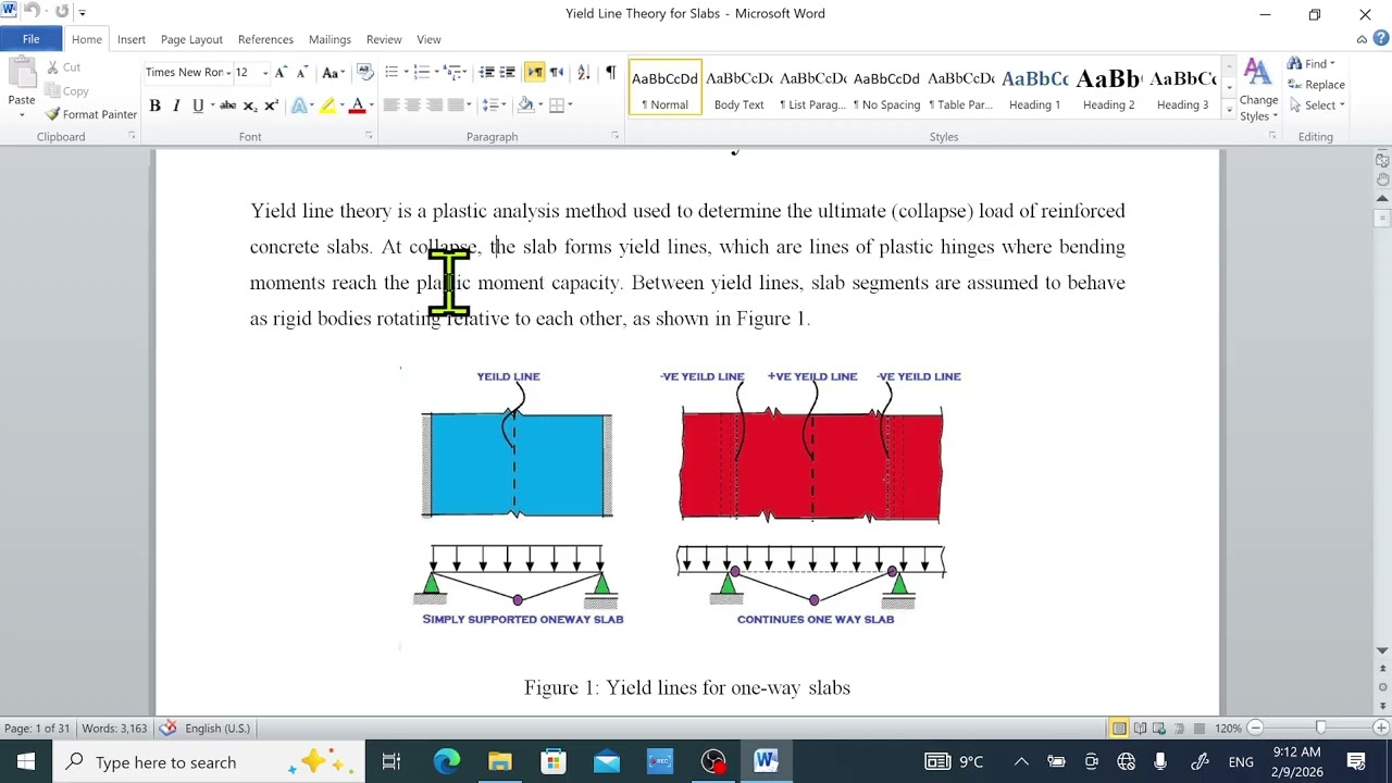 yield line theory