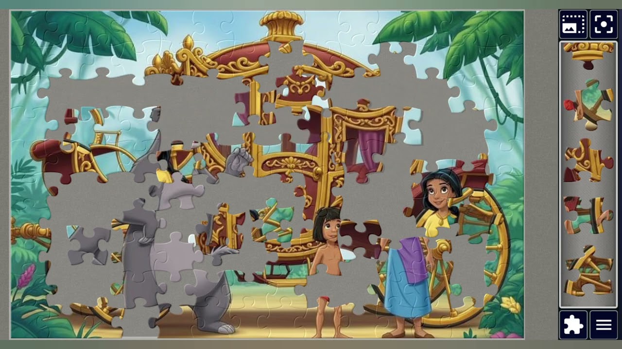 Balio's Royak Adventure🚂👑🐻🎠✨️🪄//jigsaw puzzles🧩//jigsaw puzzles journey🧩🧩//puzzlesArt🧩🧩//