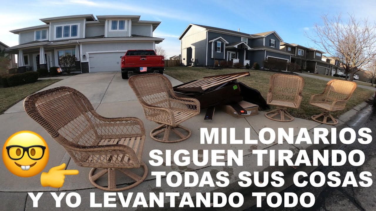 😳👉 Moto en la Basura / LO QUE TIRAN EN USA LOS MILLONARIOS / VENTA DE GARAGE EN USA / Cristian Con D
