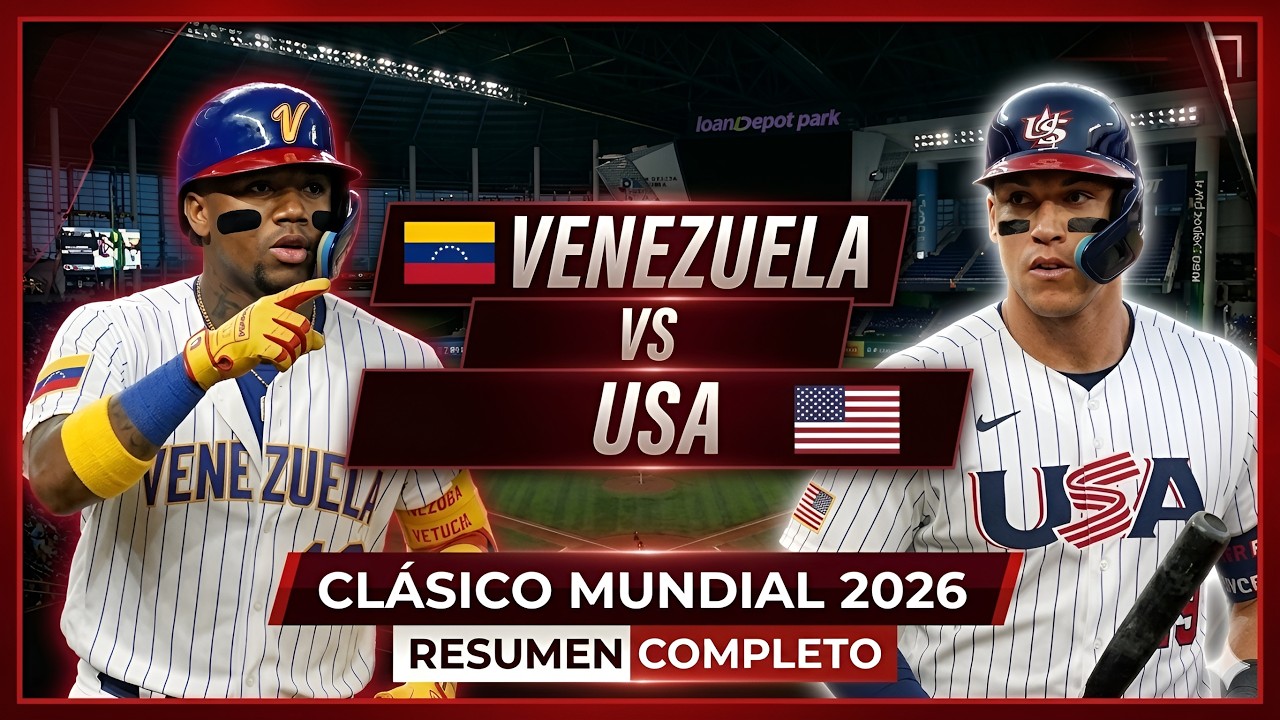 ¡HISTÓRICO! Venezuela Campeón del Mundo 🇻🇪 Resumen Venezuela vs USA | Final WBC 2026.