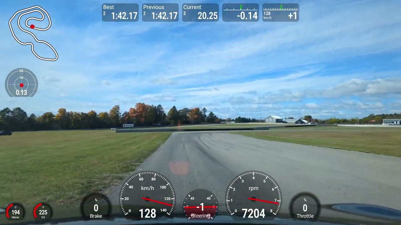 Mosport DDT (2 kink) - BRZ 1:42.15 Laptime